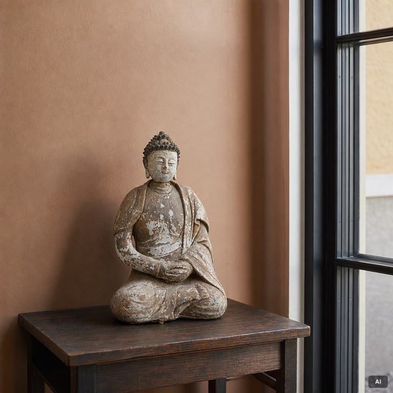 A Southeast Asian figure of a Buddha, 20th century.