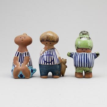 LISA LARSON, FIGURER, tre st, stengods.