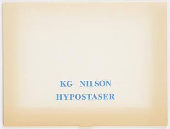 KG Nilson, "Hypostaser", portfolio.
