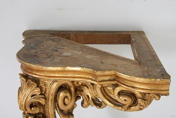 HÖRNKONSOLBORD, nyrokoko, 1800-talets andra hälft.
