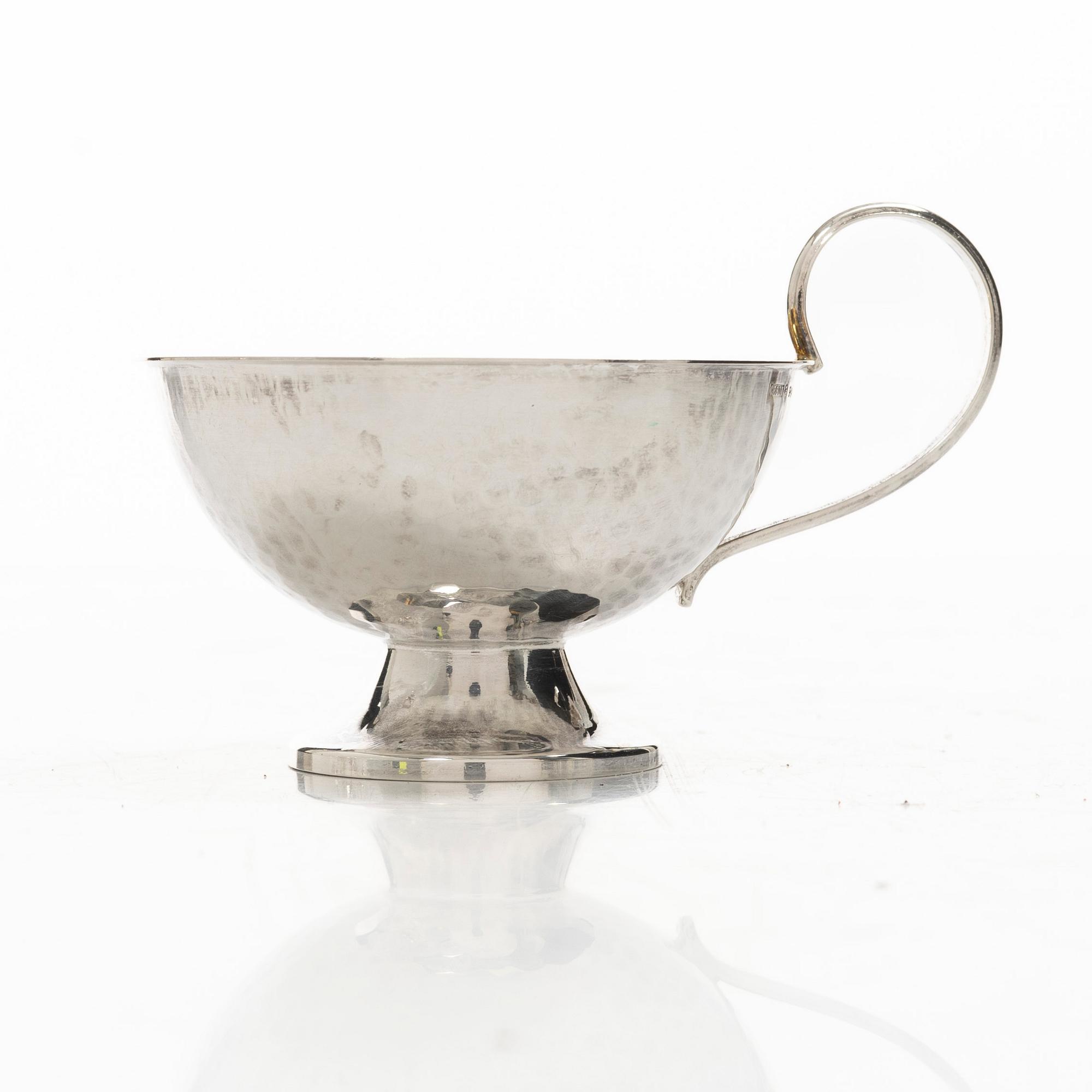 Eleven Swedish silver punch mugs, mostly Ceson, Gothenburg.