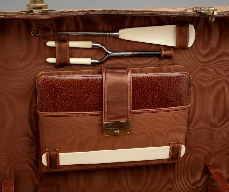 RESVÄSKA/NECESSÄR, 1890-tal.