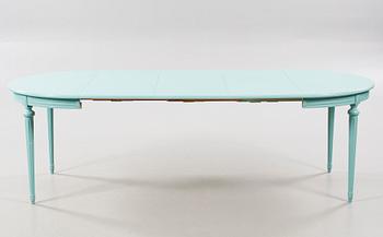 MATGRUPP, 7 delar, Gustaviansk stil, omkring 1900-talets mitt.