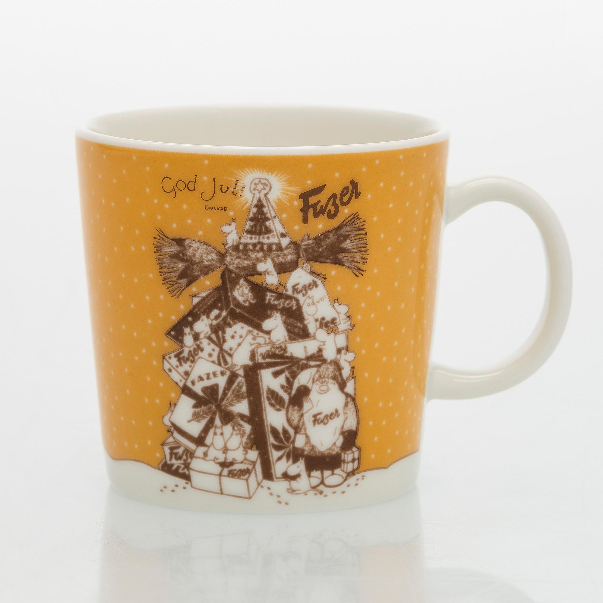 Muumin-mug, porcelain, 'Fazer Café', Moomin Characters, Arabia 2004, numbered 68/400.