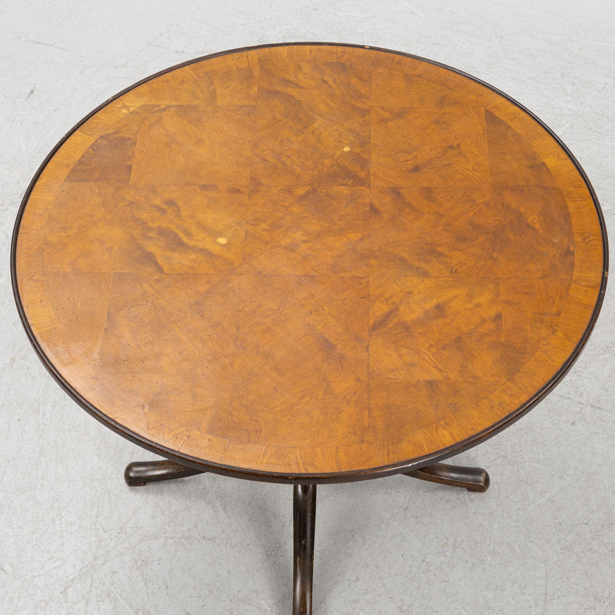 Carl Malmsten, a model 'Haga' table, Nordiska Kompaniet, 1929.