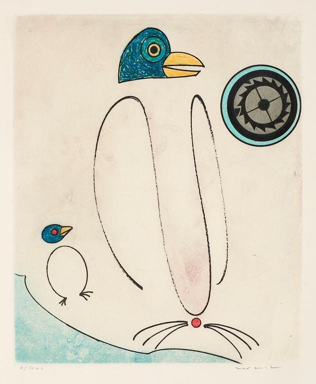 Max Ernst, Untitled, from: "Oiseaux en peril".