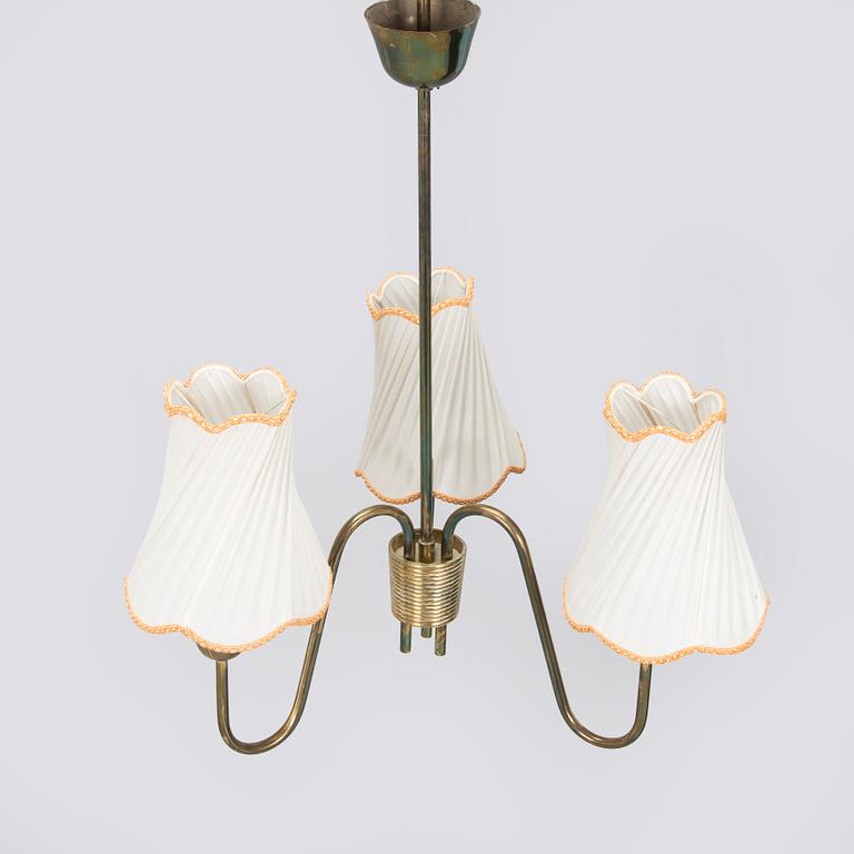A mid-20th century ceiling light by Valinte.