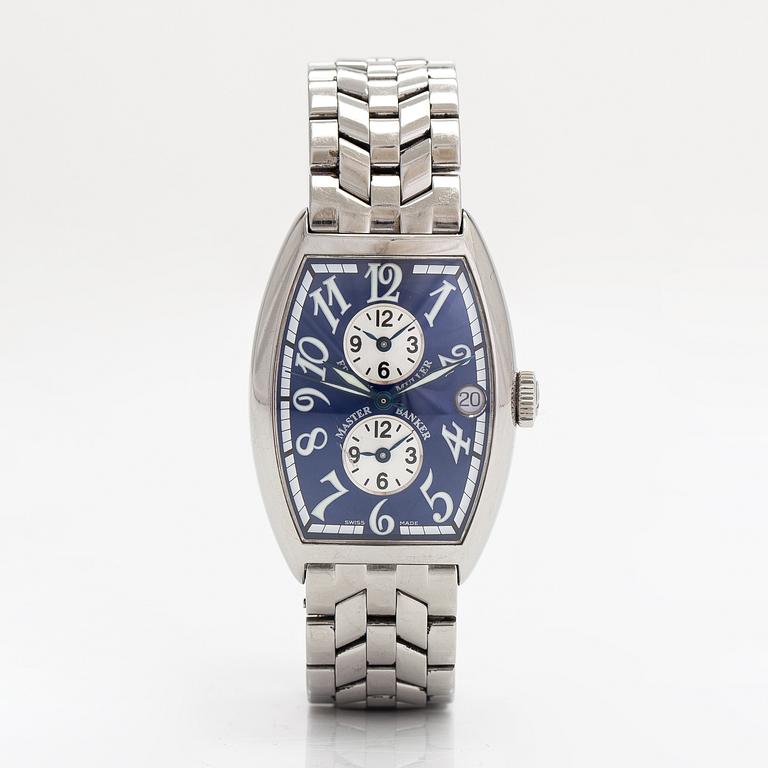 Franck Muller, Master Banker, armbandsur, 32 x 39 mm.