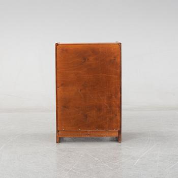 A stained beech Swedish Modern shelf, 1940's/50's.