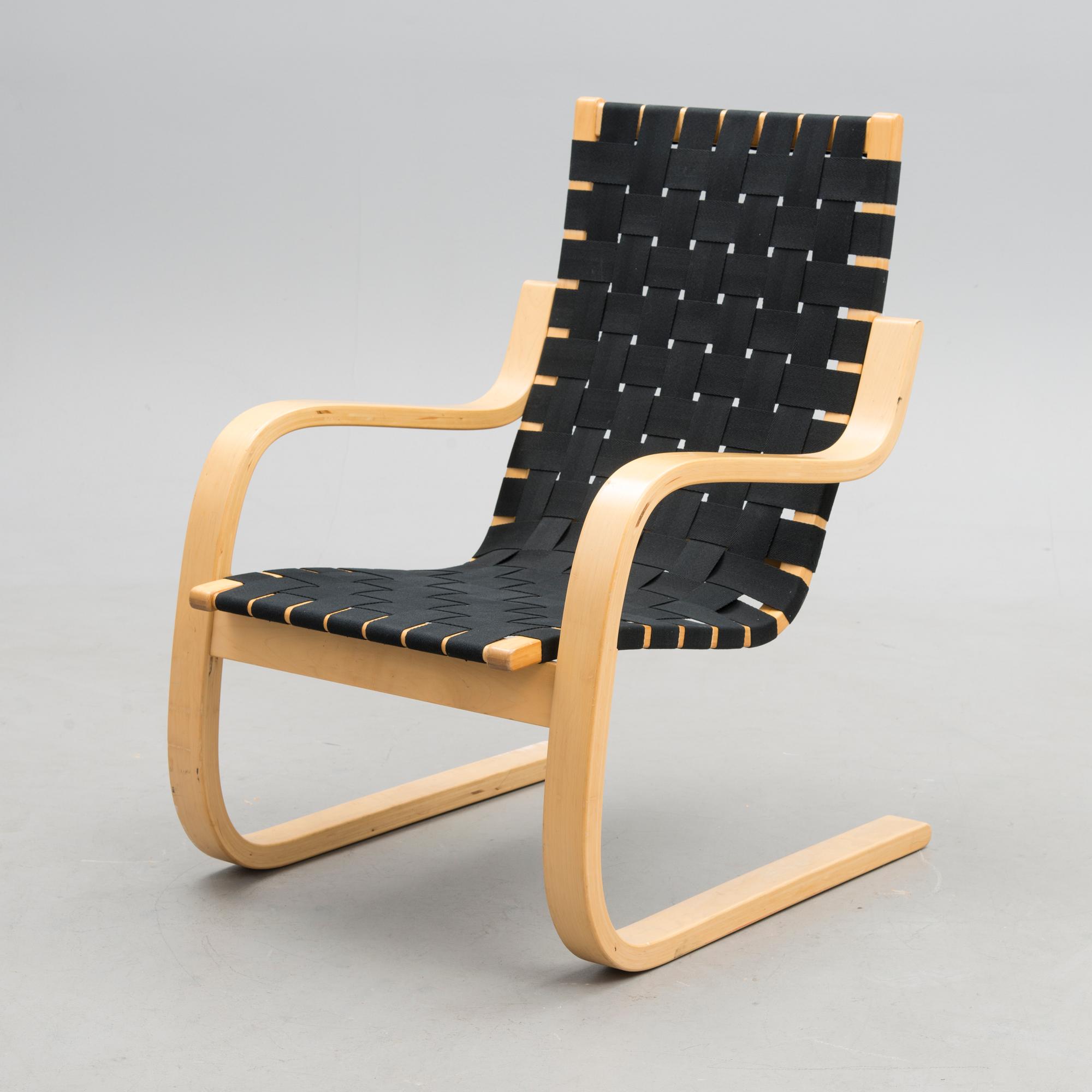 A late 20th century '406' armchair for Artek, Finland.
