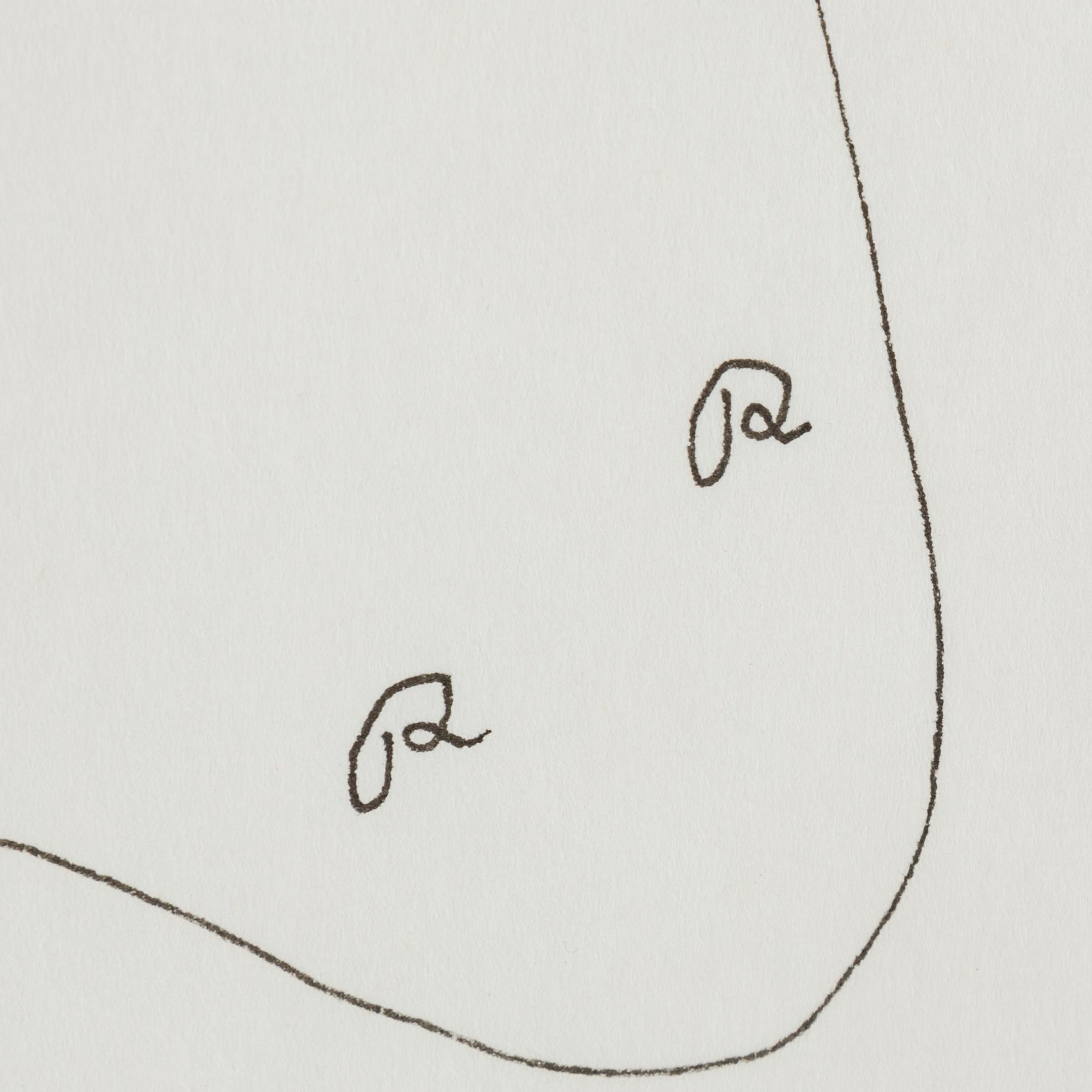 ROGER RISBERG, indian ink on paper, 1999, signed RR.