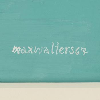 MAX WALTER SVANBERG, mixed media with collage, signed and dated -67.