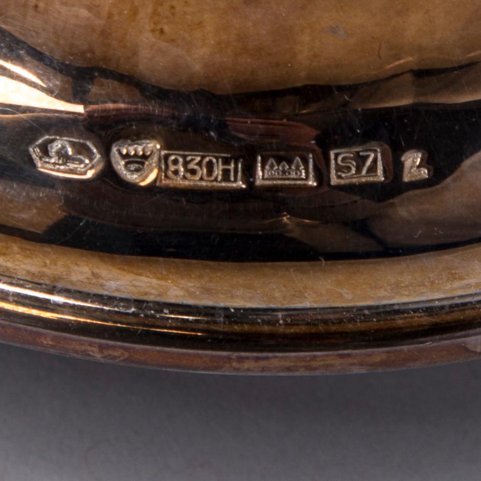 KAFFEKANNA, SOCKERSKÅL OCH MJÖLKKANNA, silver, Kultakeskus, Tavastehus 1971, vikt 804 g.