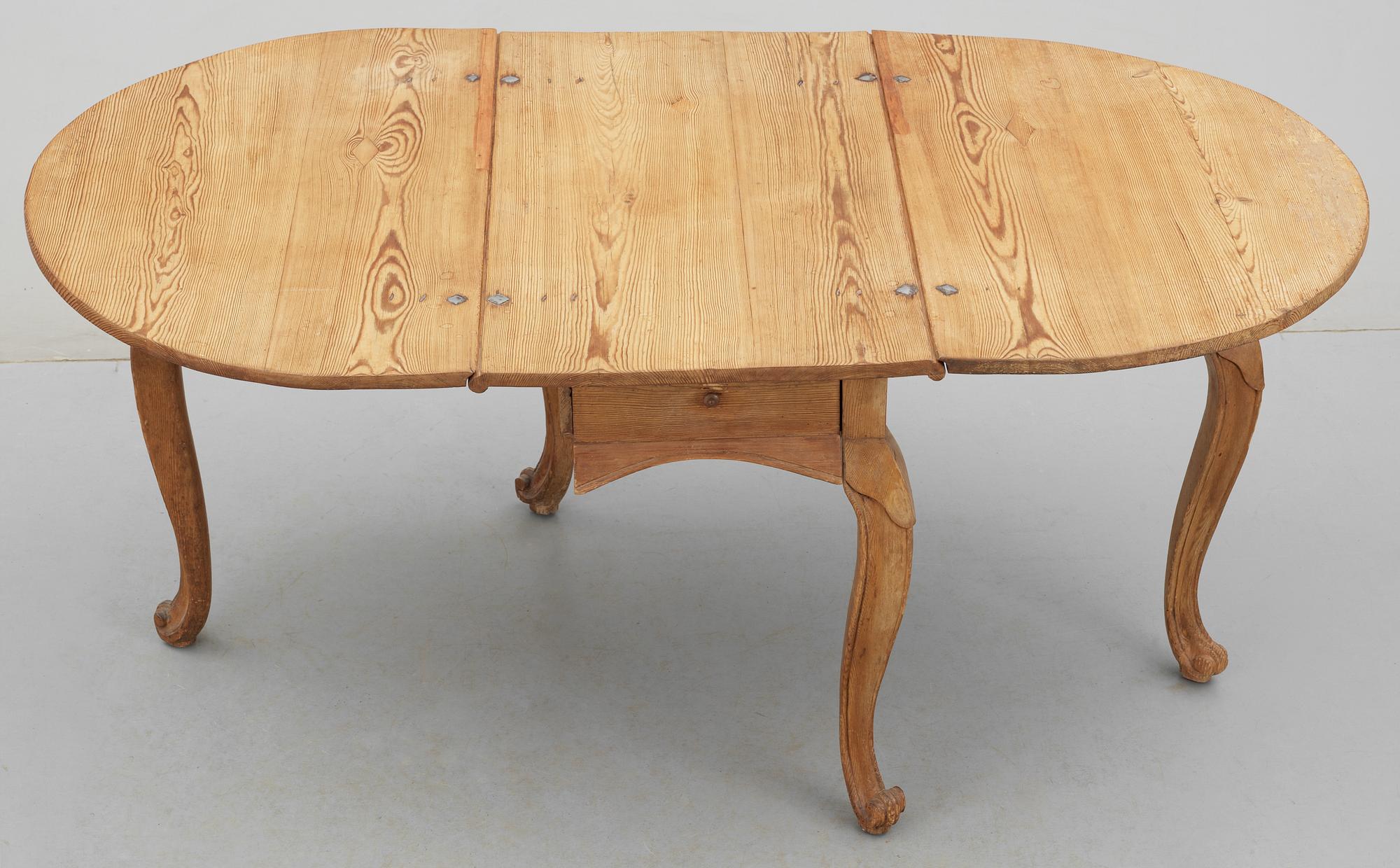 SLAGBORD. Sverige 1700-talets andra hälft. Rokoko.