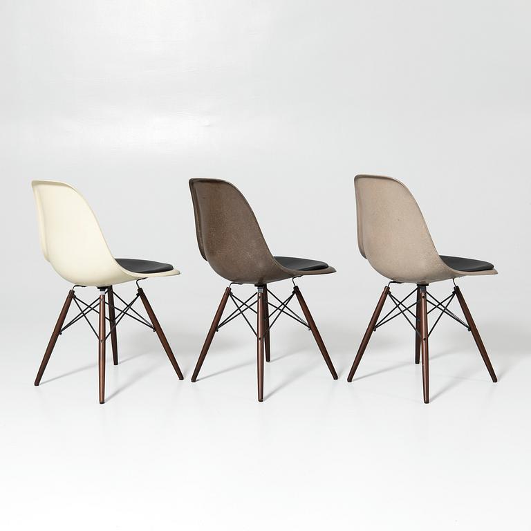 Charles & Ray Eames, stolar, 6 st, "DSW", Herman Miller, 1960-tal.