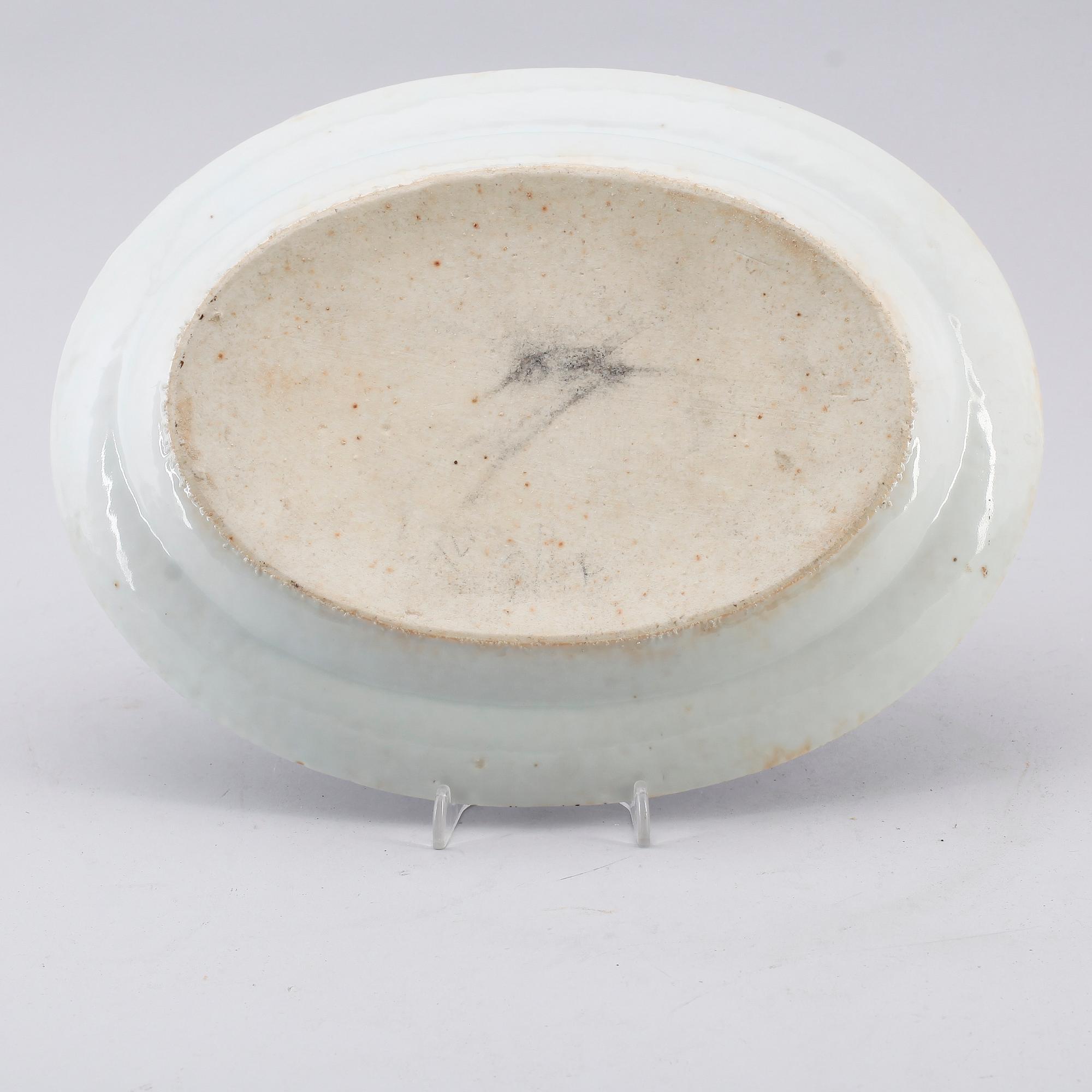 STEKFAT, kompaniporslin, Kina, 1700-/1800-tal.