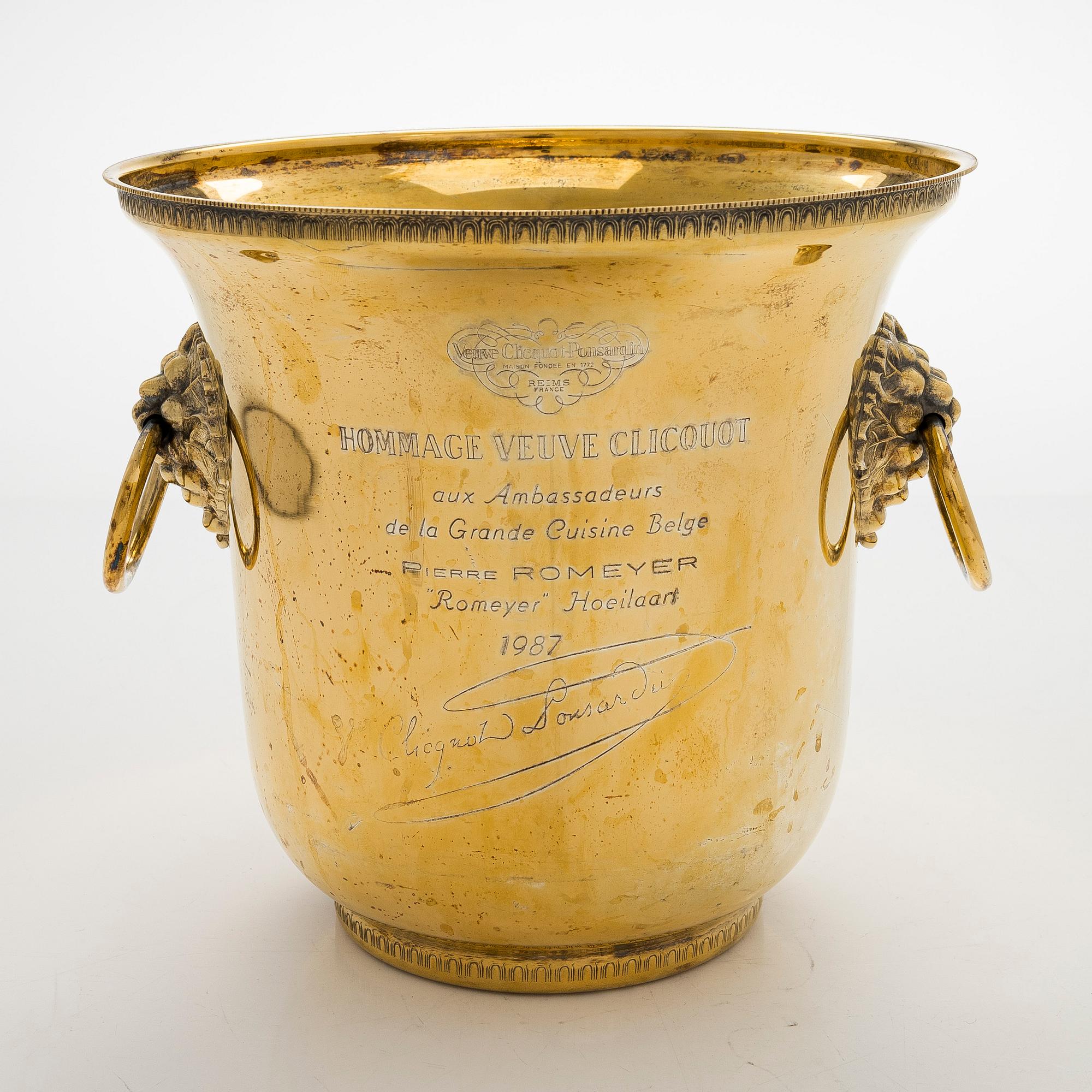 Samppanjajäähdytin, Veuve Clicquot Ponsardin.