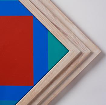 Max Bill, "Strahlung von rot zu blau".