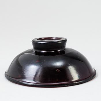 SKÅL, pekingglas. Kina, Qingdynastin (1644-1912).