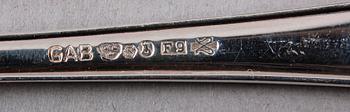 BESTICKSERVIS, 83 delar, silver. "Vasa". GAB, bla 1957.