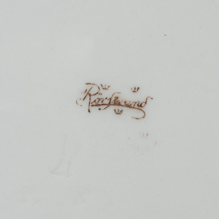 MATSERVIS, 84 delar, flintgods, Rörstrand, 1900-talets början.