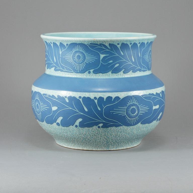 YTTERFODER/VAS, flintgods, Josef Ekberg, Sgrafitto, Gustavsberg, 1918.