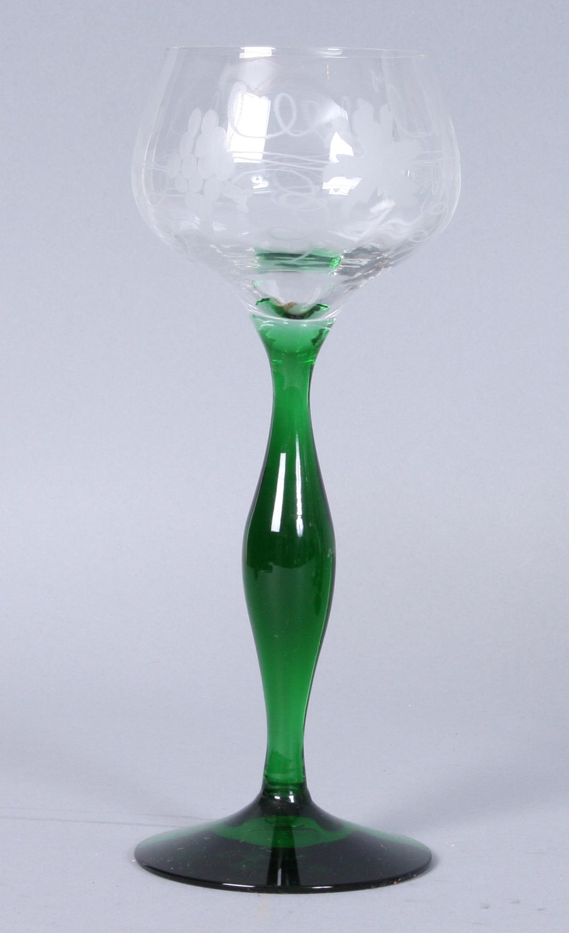 VITVINSGLAS, 12 st, Kosta, 1900-tal.