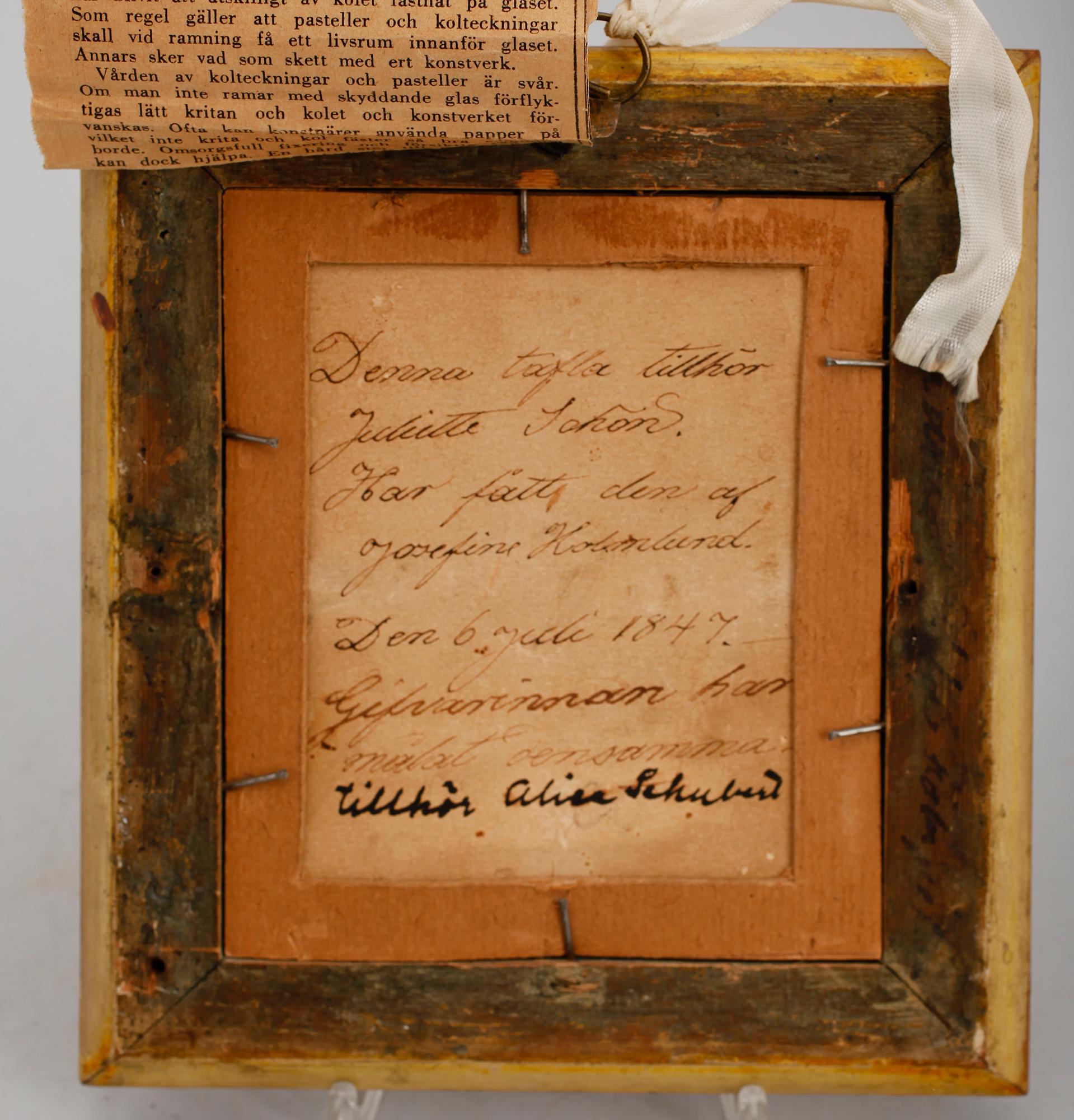 OKÄND KONSTNÄR, akvarell, 1800-tal.