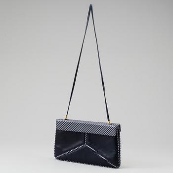 VALENTINO GARAVANI, a leather clutch from Les Sacs, 1980's.