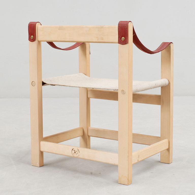 BARNSTOL, "Barnbarn", John Kandell för Källemo, 1990-tal, brännstämplad.