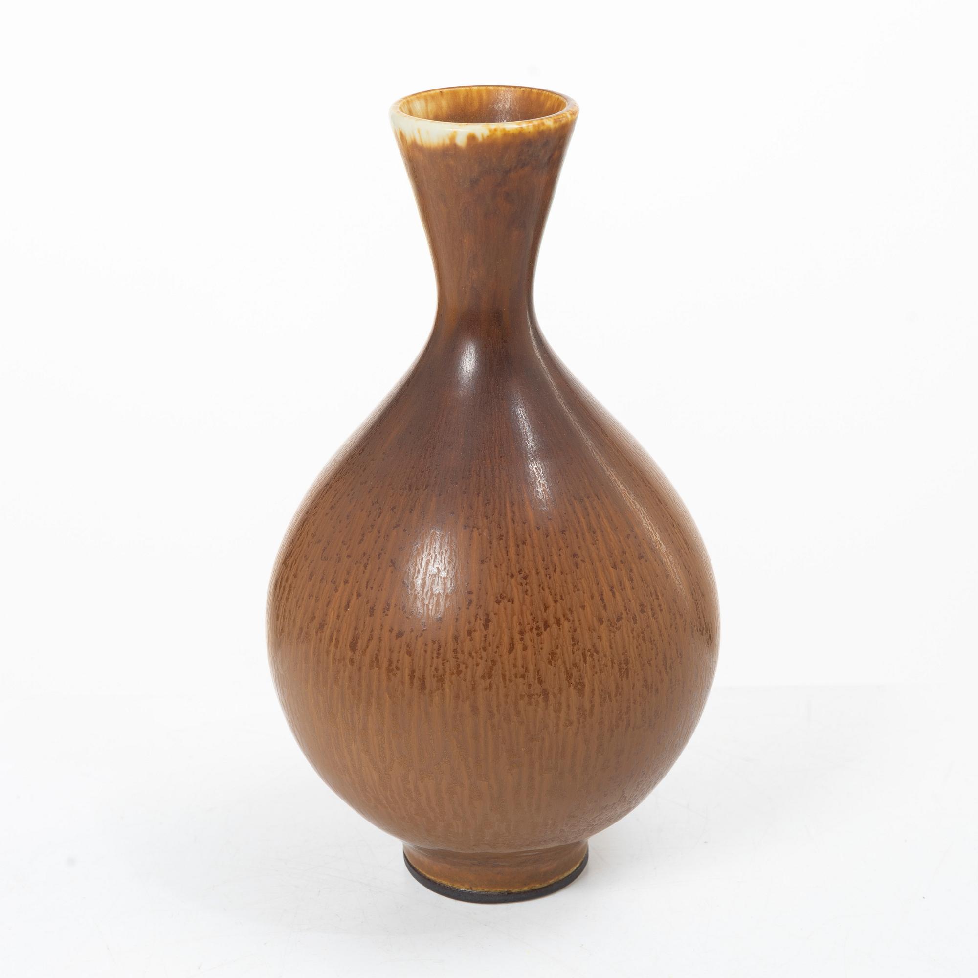 Berndt Friberg, vas, stengods, Gustavsberg studio 1978.