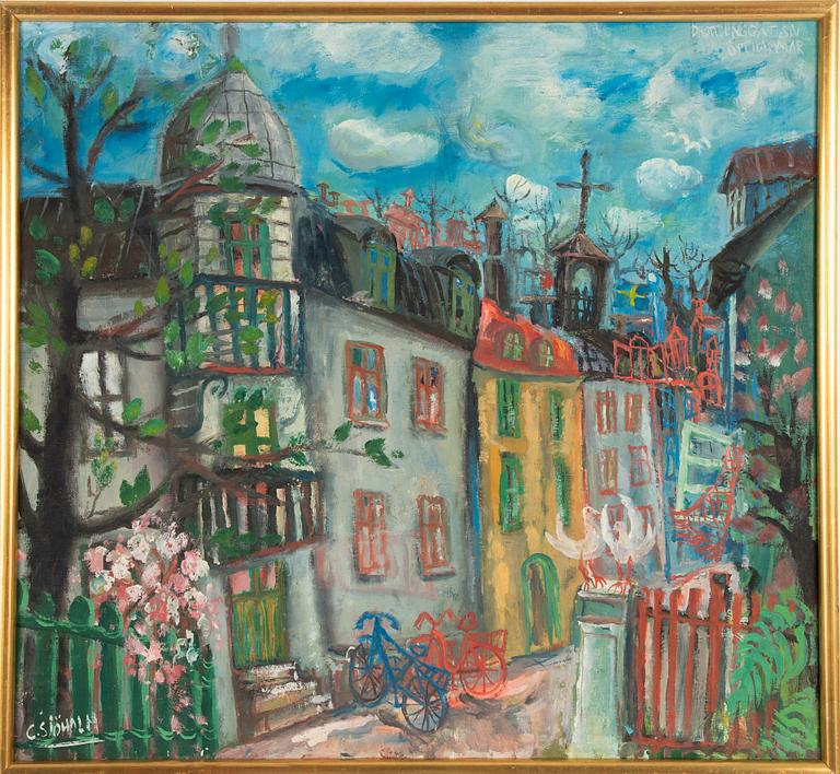 Charles Sjöholm, Street Scene.