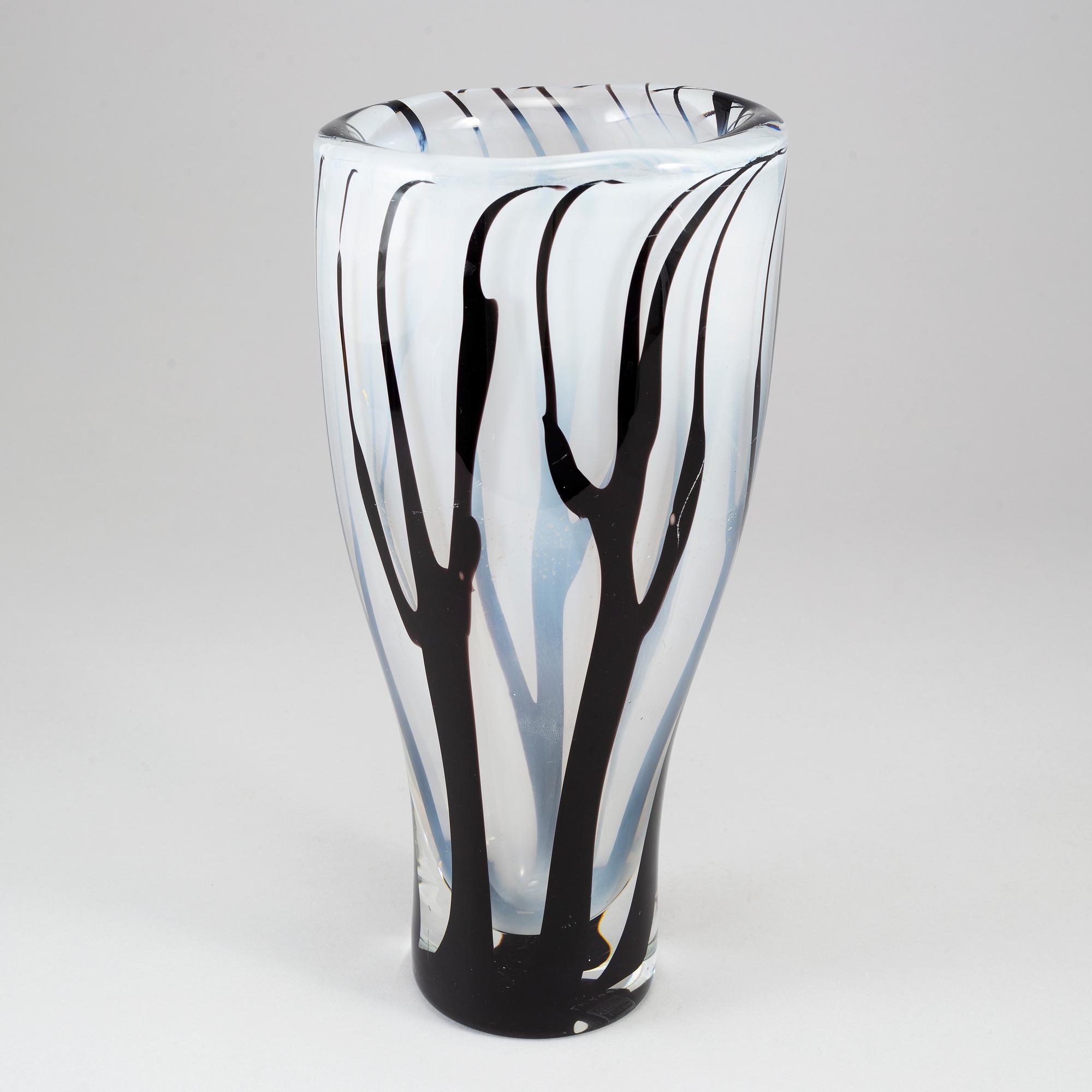 VICKE LINDSTRAND, vas, glas, Kosta, 1950-tal.