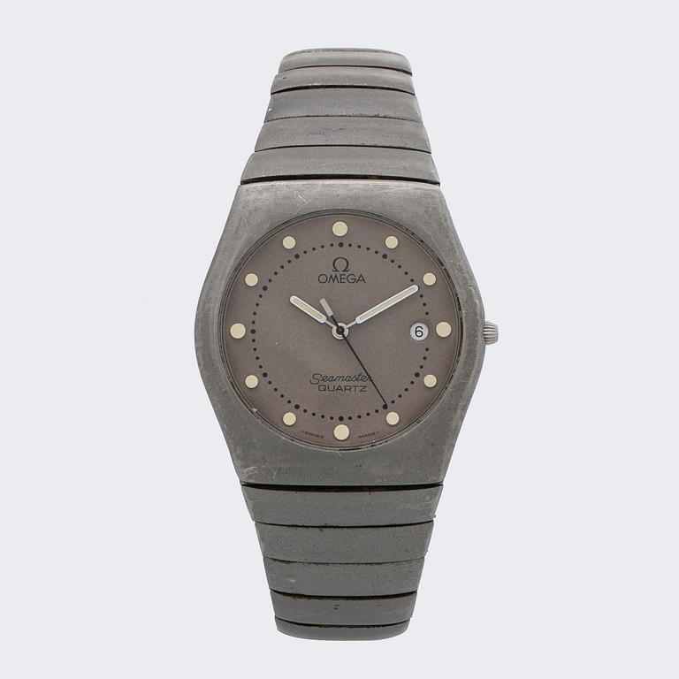 Omega Seamaster Recife Quartz, wristwatch, 34 mm.