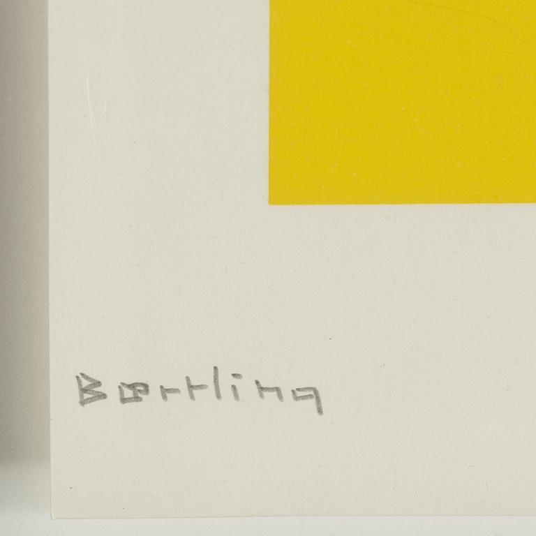 Olle Baertling, silkscreen, signed.