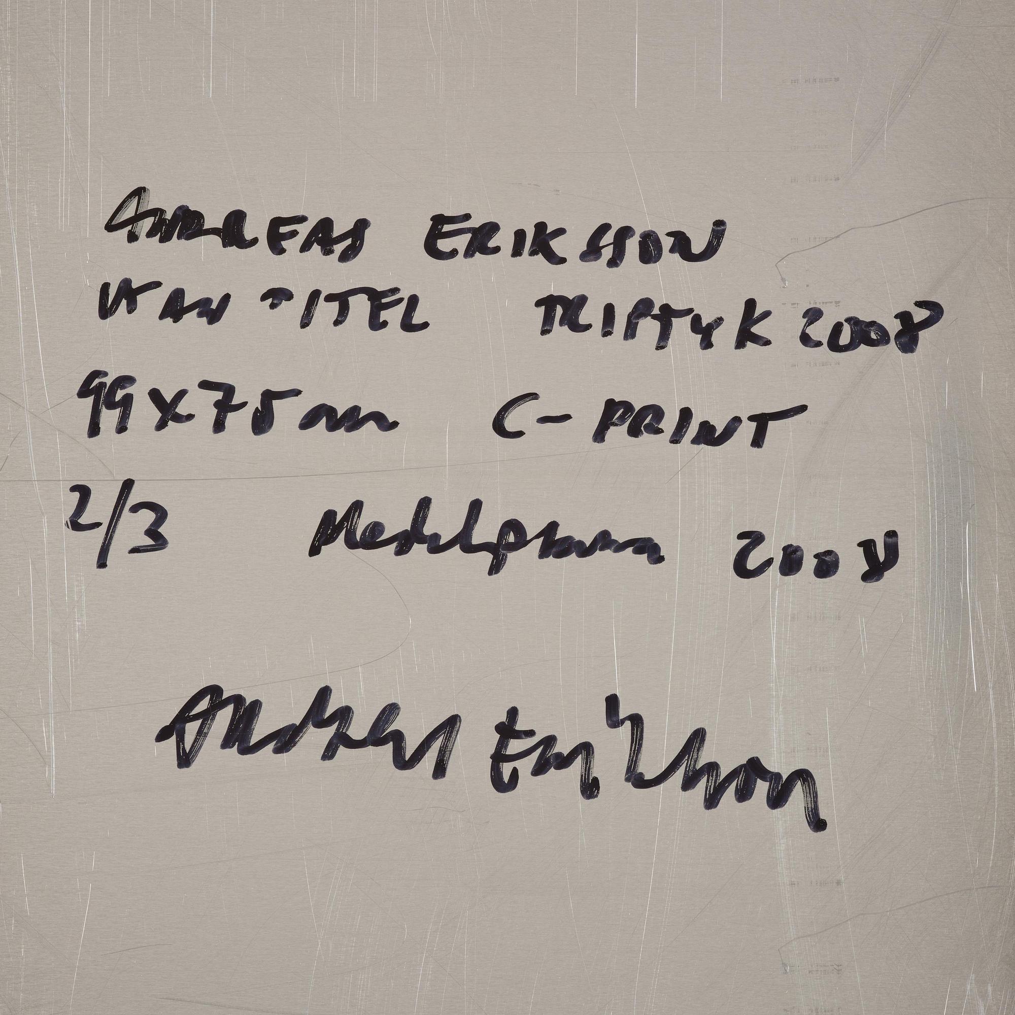 Andreas Eriksson, Untitled.