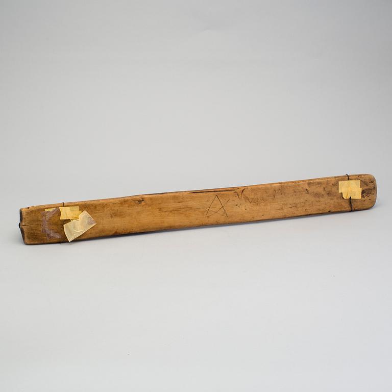 MANGELBRÄDE, allmoge, daterad 1706.