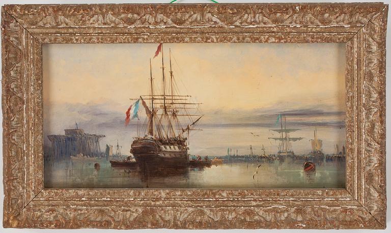 FRANCIS MOLTINO. Tillskriven. Olja på pannå. Ej sign.