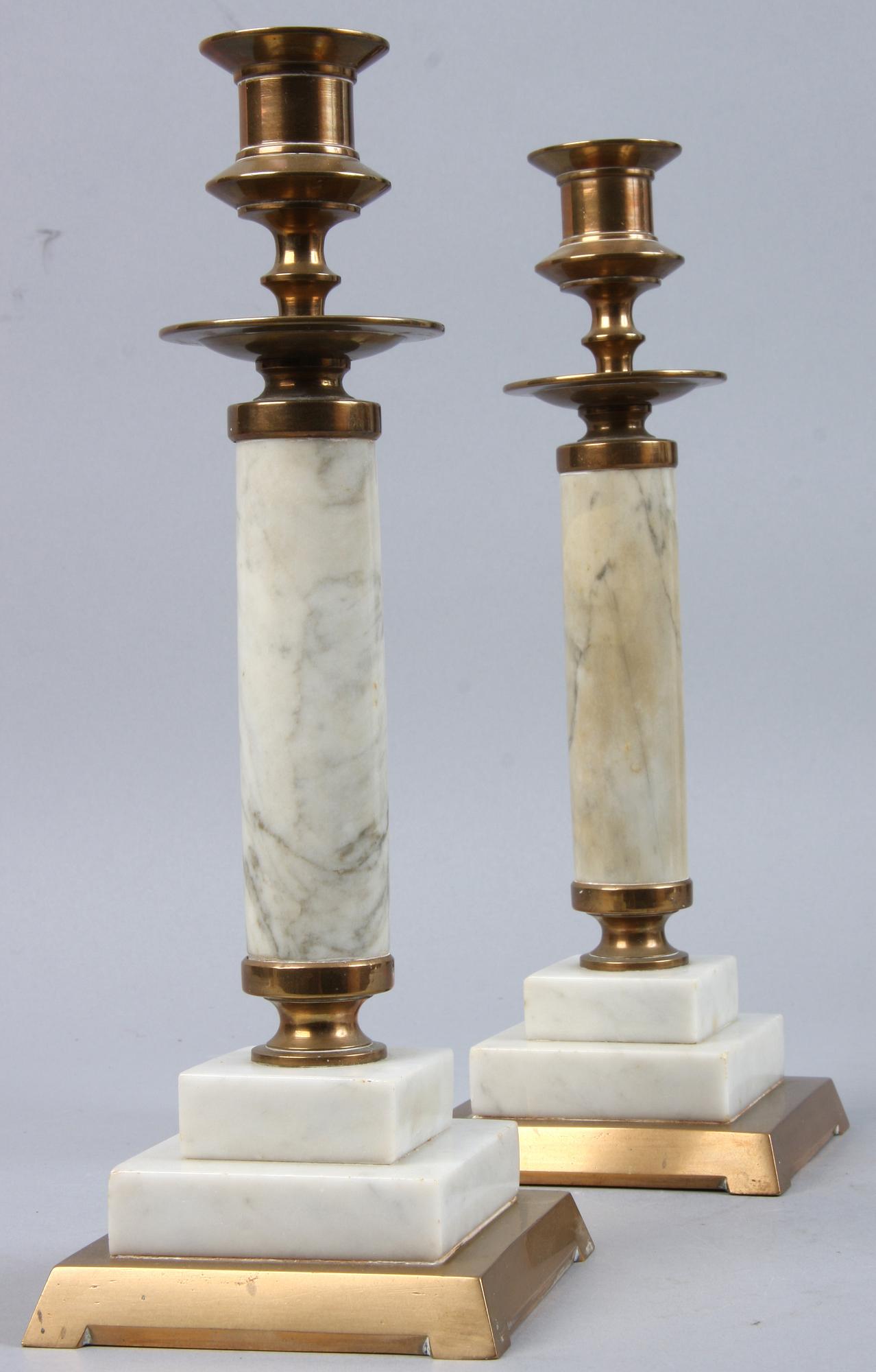 LJUSSTAKAR, 1 par, 1900- talets första del.