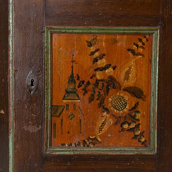 A cabinet, Dalarna, dated 1779.
