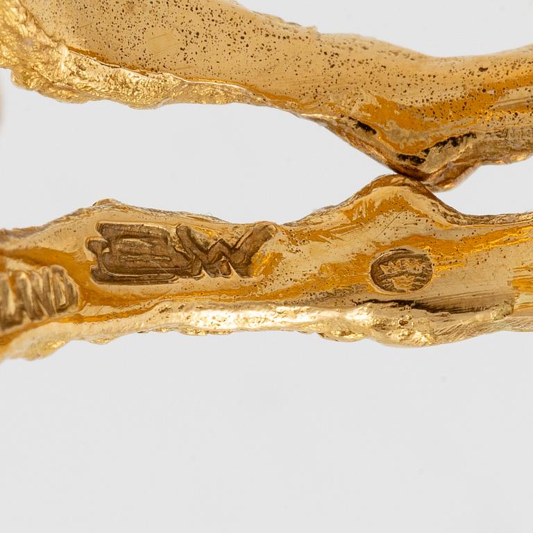 Björn Weckström, a ring, "Octobus", 18K gold with pearls, Lapponia.