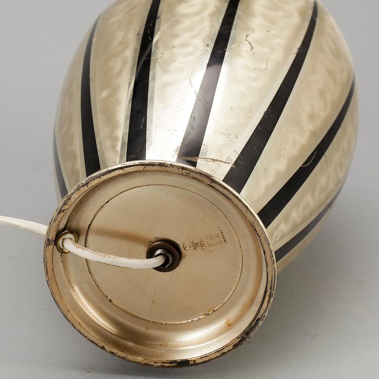 BORDSLAMPA, Wurttembergischee Metallwarenfabrik, 1900-talets första hälft.