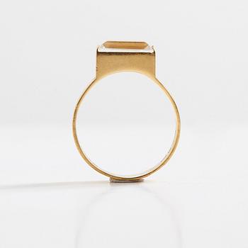 Wiwen Nilsson, ring, Lund 1964, 18K.