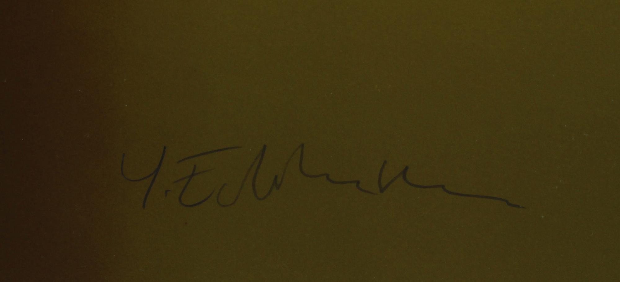 YRJÖ EDELMANN, färglitografi. Sign och numr 65/250.