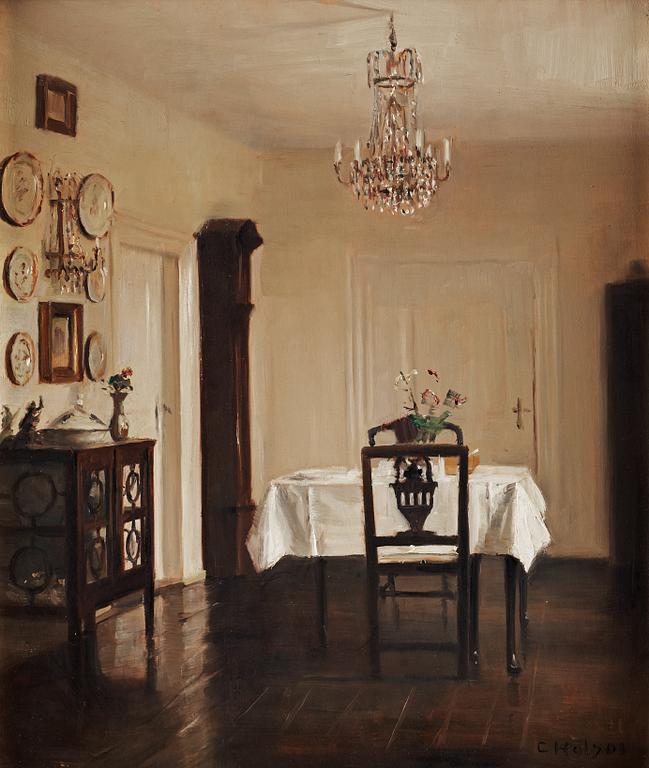 Carl Holsoe, The Dining room in the afternoon.