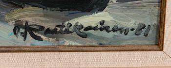 ORVO RAATIKAINEN, olja på duk, signerad och daterad -81.