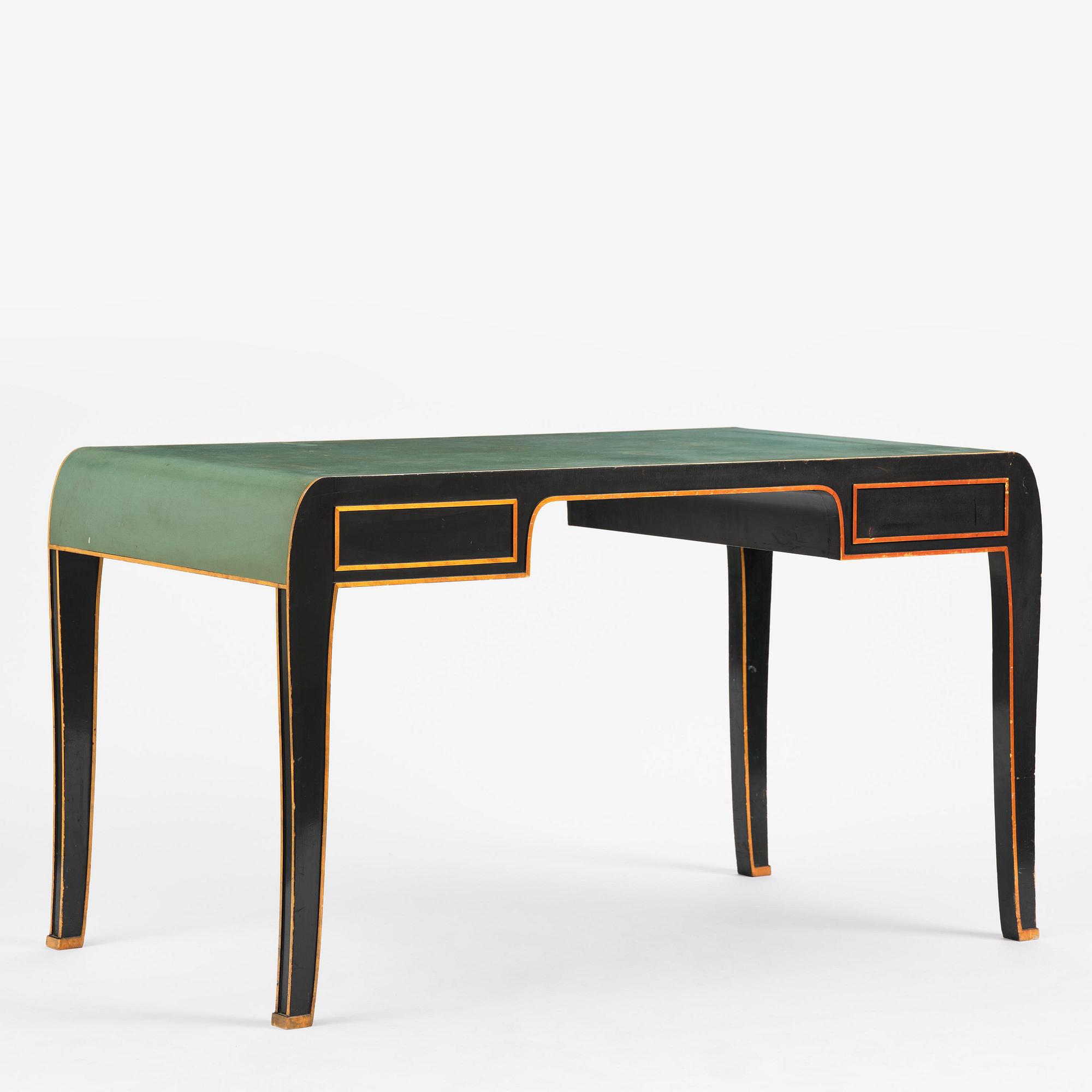Carl Hörvik, a Swedish Grace desk, Nordiska Kompaniet, for Les Arts Décoratifs Suédois, Paris, 1928.