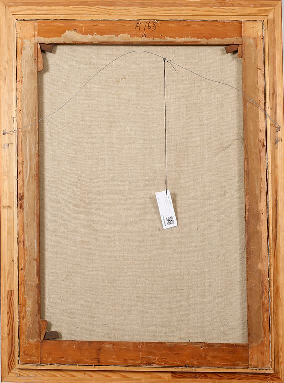 DAVID W HADDON, oil on canvas, signed.