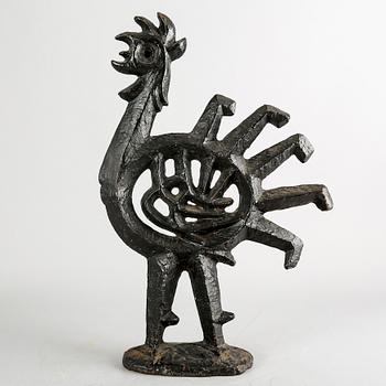 Olle Hermansson, skulptur Husqvarna signerad gjutjärn.