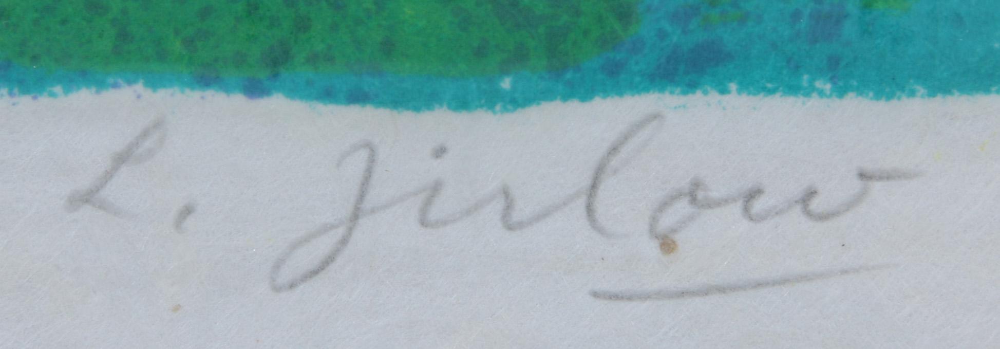 LENNART JIRLOW, färglitografi, sign o numr 1/50. Papper vattenstämplat; Mourlot Paris.